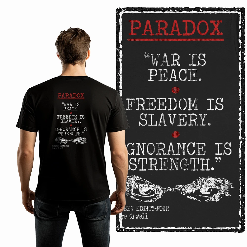 Coolmind 1984 الخلفي القطن الشارع الشهير بارد الحصري الجرافيك الرجال تي شيرت الرجال التي شيرت الشارع الشهير الجرافيك تي شيرت للرجال المحملة