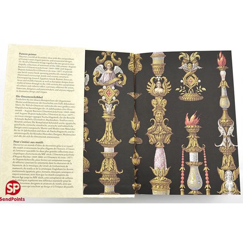 Il mondo dell'ornamento Libro per adulti Modello grafico Design Libro d'arte Abbigliamento Libro con copertina rigida Libros Livros