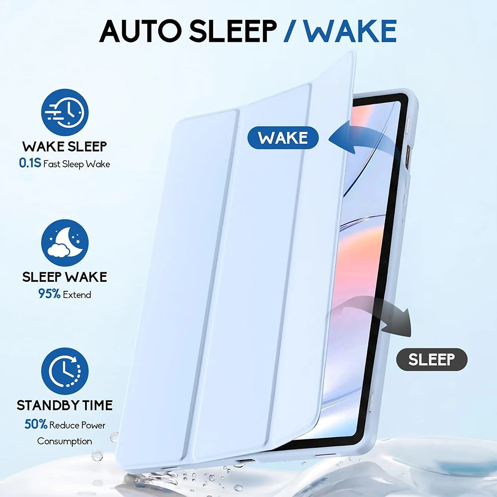 For Samsung Tab S9/S10 FE S10Lite 10.9inch S11 2025 S7 S8 S9 11inch Scratch-Resistant Ultra Slim Liquid Silicone Tablet Case
