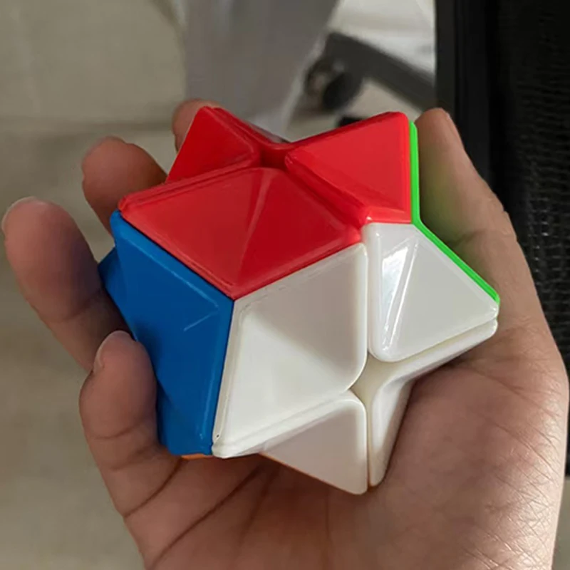 مضلع سرعة مكعب 2X2X2 ألغاز دعابة الدماغ للبالغين والأطفال ألعاب تعليمية اختبار الذكاء متعة التحدي Cubo Mágico Zauberwurfel