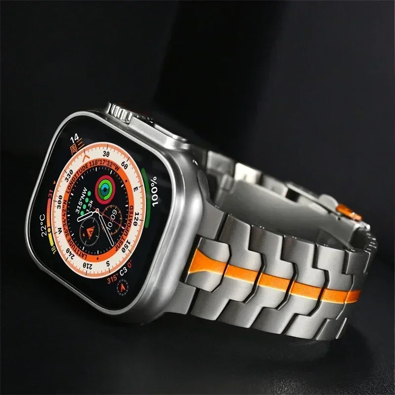 

Luxury Band For Apple Watch Strap Ultra 49mm 45mm 44mm 42mm 46mm Stainless Steel correa iwatch Series 10 9 8 7 6 5 4 Bracelet