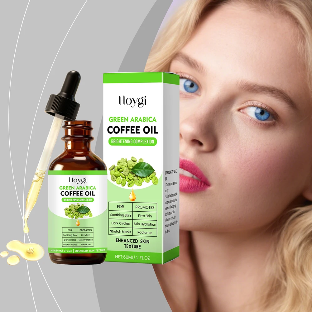 Green Arabica Coffee Oil Skin Tightening Serum Targeted Anti-Wrinkles Smoothing Collagen-Supporting Deep Hydration For Skin Care