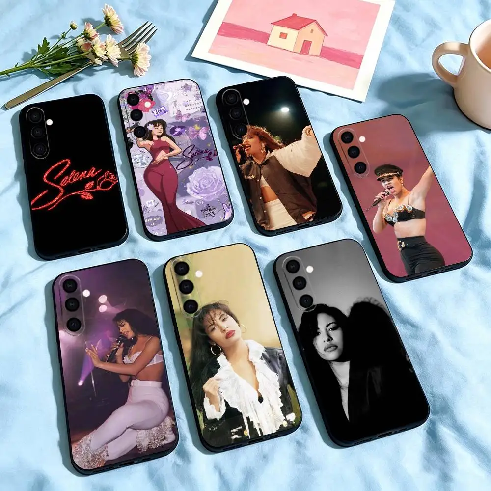 Selena Quintanilla  Phone Case Black Silicone Soft For Samsung Galaxy A73,A72,A71,A70,A53,A52,A51