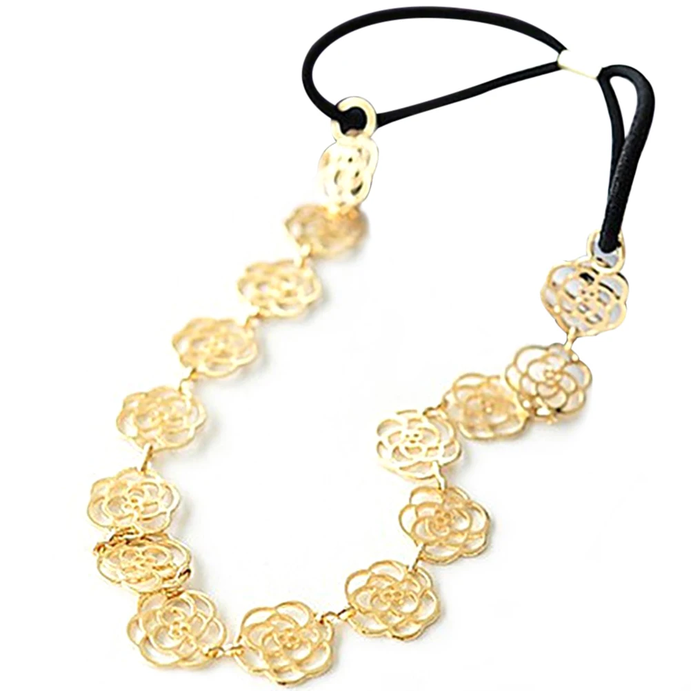 

Rose Hairbands Elastic Headband for Women Girls Flower Korean Stylish Casual Home Makeup Accessories Fashionable Comfortable