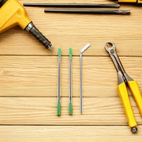 1 Set Elevator Track Tool Window Groove Brush Kit For Sliding Door Rail Maintenance Small Gap Scrubber With Extra Bristles,