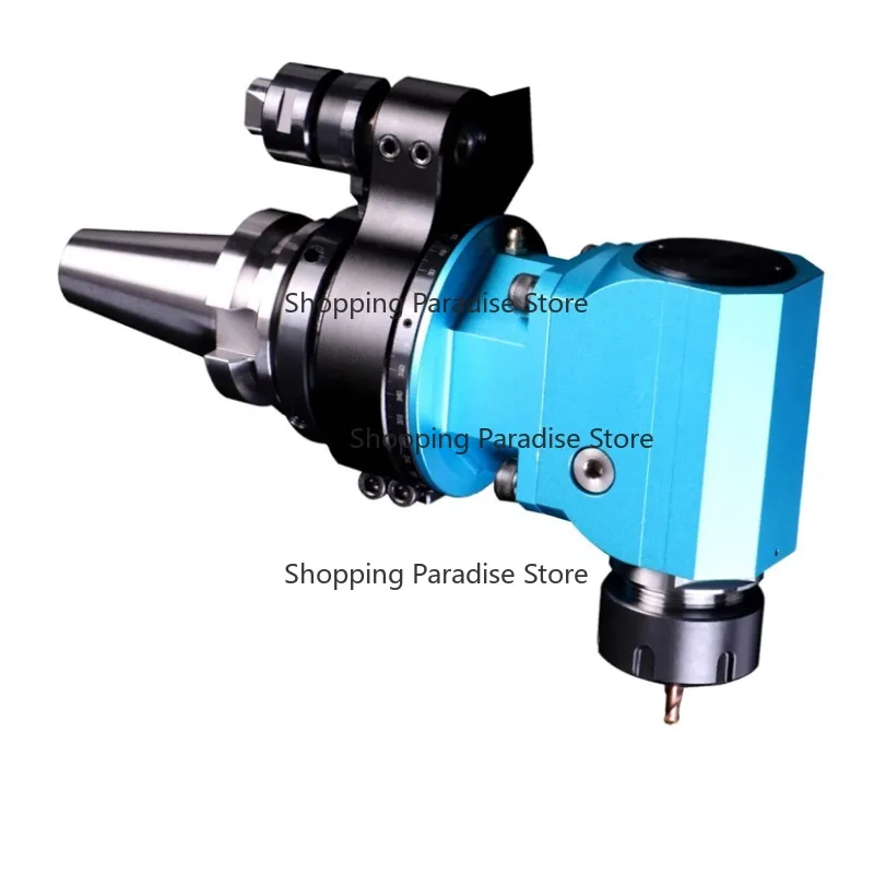 

90-градусная фиксированная угловая головка фрезерного станка с ЧПУ, центр BT40 ER32 FMB27, совместимый шпиндель BT для человеческих станков, аксессуары