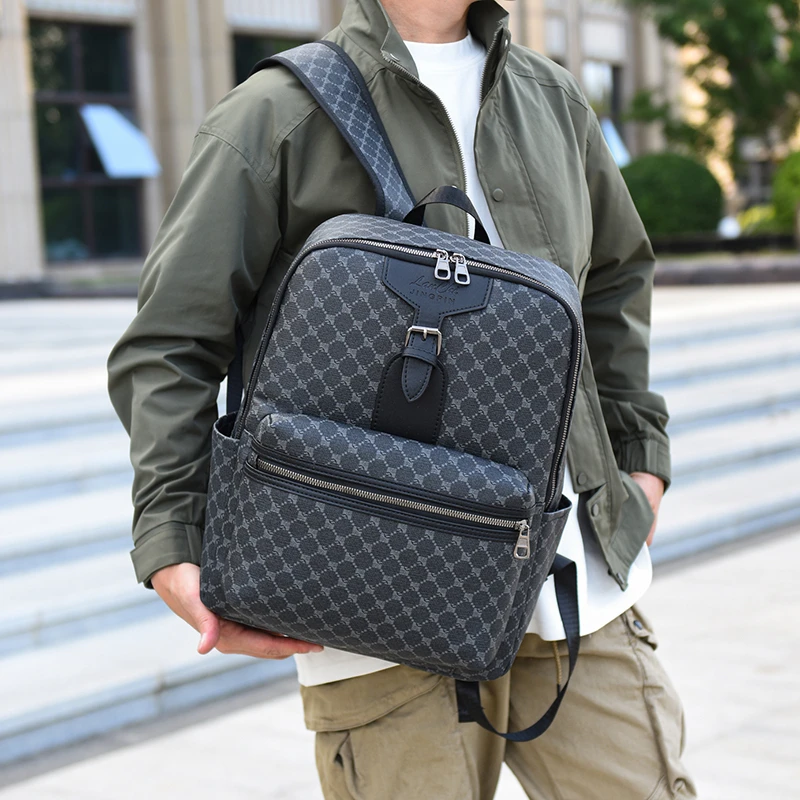 

Мужская модная сумка из искусственной кожи с винтажным цветком, новая сумка через плечо, рюкзак mochilas de hombre 백팩 가방 рюкзак sac à dos homme