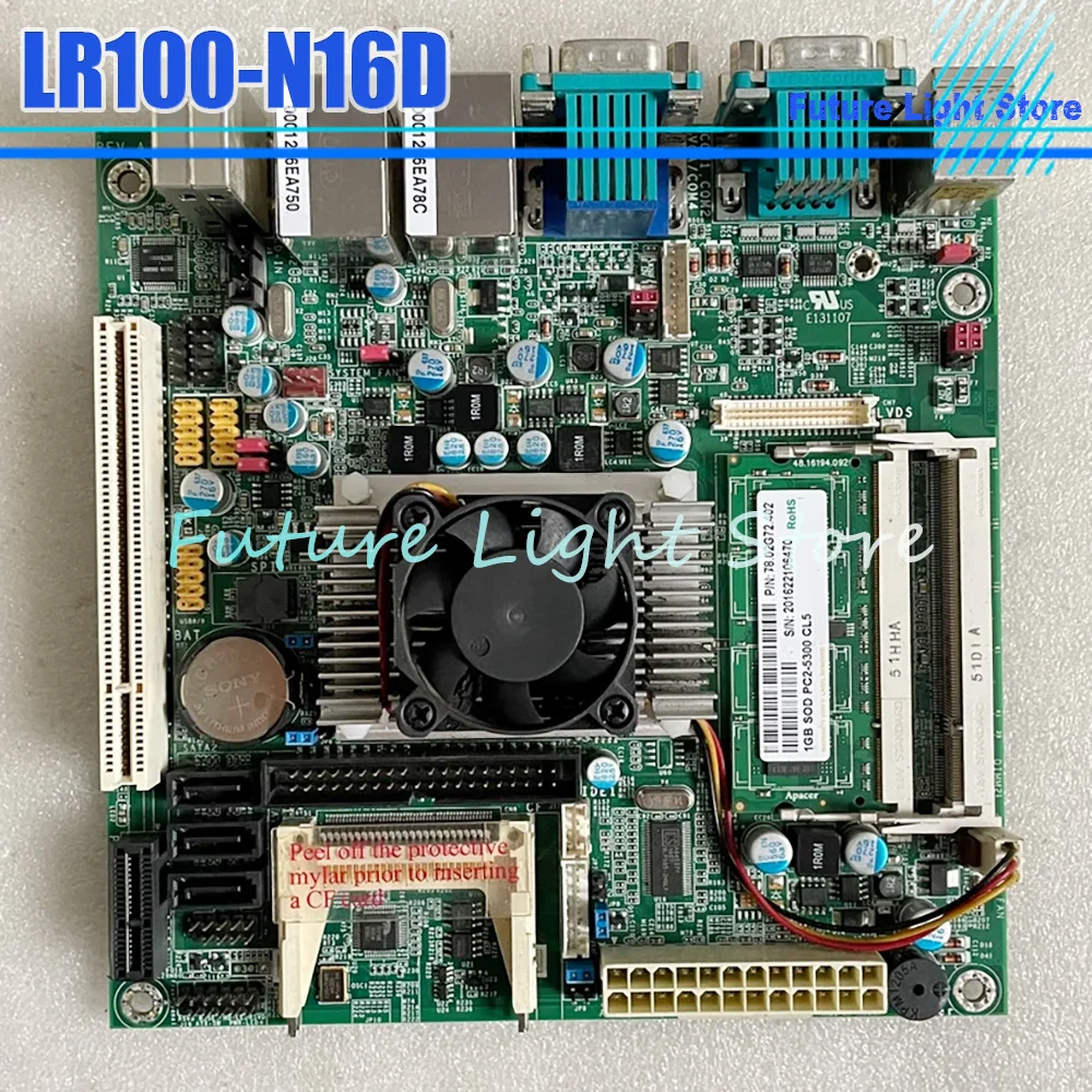 

Industrial Control Computer Dual Network Port Motherboard LR100 LR100-N16D 774-LR1001-750G