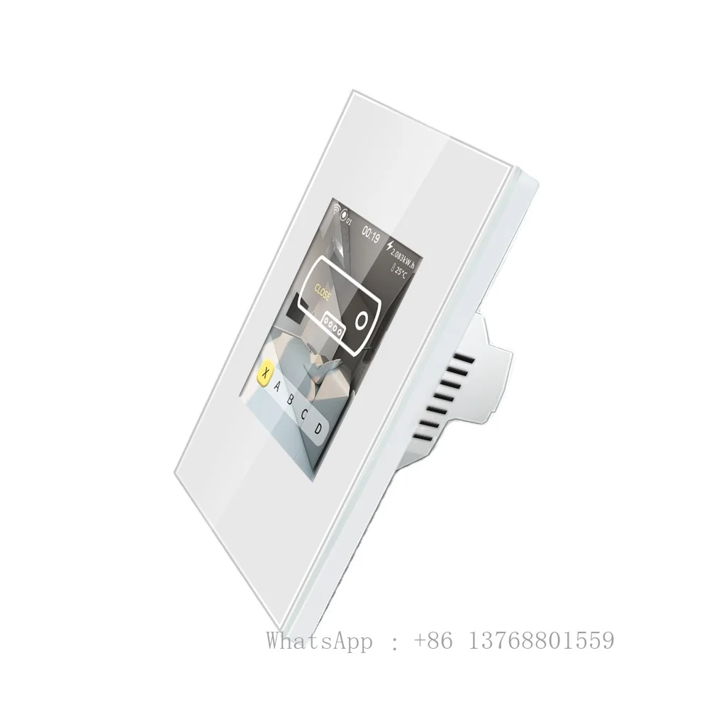 

Zigbee WiFi Mesh Lanbon L8 LCD Touch Screen Smart WiFi Switch Boiler Wall Switch Apple Homekit Tuya Smart Switch