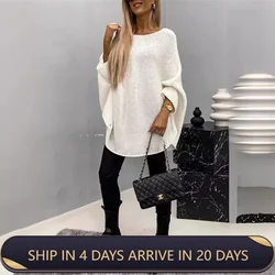 Fashionable And Stylish Cape Sweater For Women 2024 Autumn New Arrival