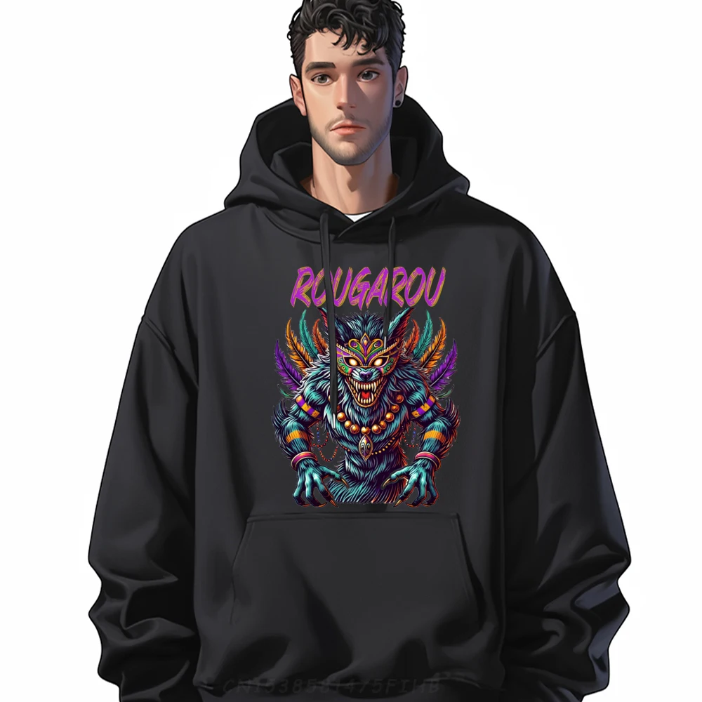 

Rougarou Louisiana Halloween Camisetas Female Soft Men's Clothing Deals Christmas Sweater Man Hooded Shirt