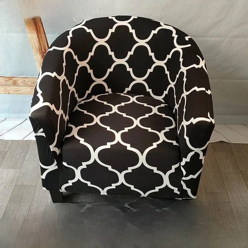 

Утолщенный эластичный чехол для одноместного дивана-кресла, полностью облегающий, полукруглый, для баров, отелей, ресторанов, индивидуальных стойок...