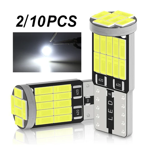 2/10 шт. яркий T10 W5W светодиодный автомобильный светильник 26smd 4014 Smd лампа автомобильные аксессуары освещение номерного знака белый 6000K 12v