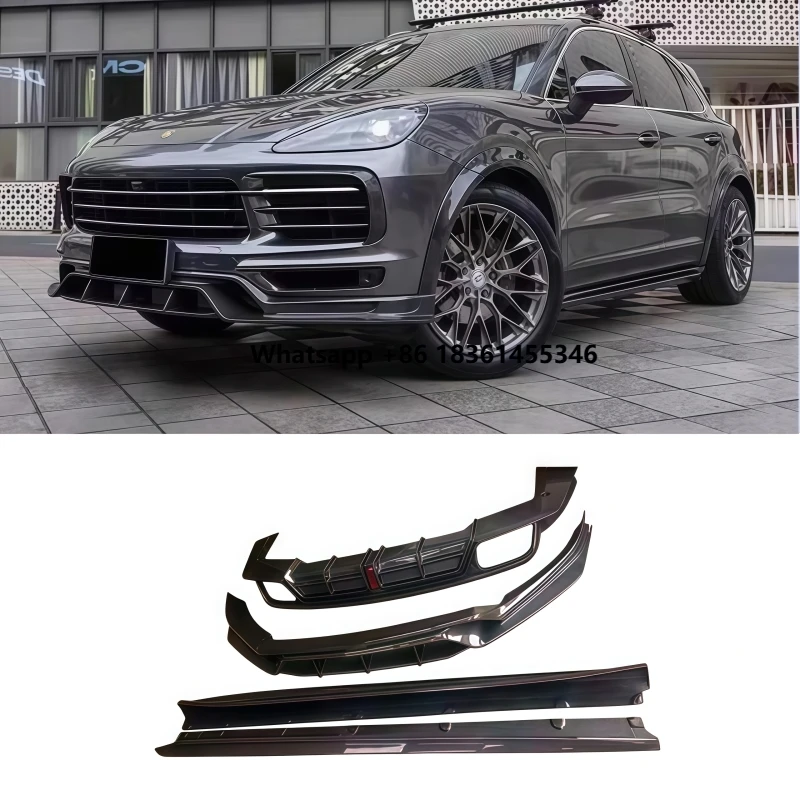 

For 9Y0.1 9Y0.A 2018-2023 Carbon Fiber Front Lip Rear Diffuser Bumper Splitter Trunk Spoiler Side Skirt Body Kit