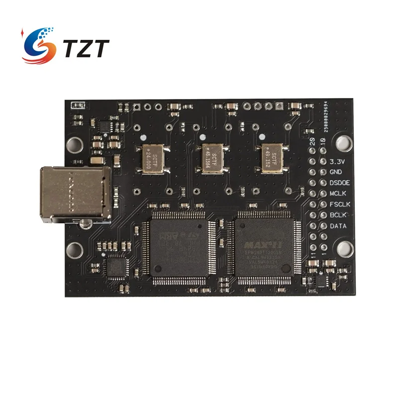 TZT USB Audio Digital Interface Module DSD1024/PCM768K Compatible with Combo384 (Ordinary/Advanced Clock Version)