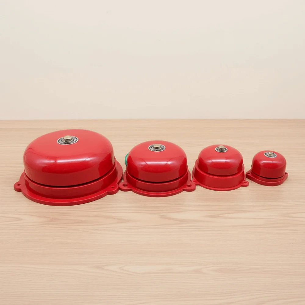 Waterproof Point Fire Alarm Metal Internal Strike Type Internal Strike Alarm Bell Electric Bell AC 220V Fire Alarm Bell