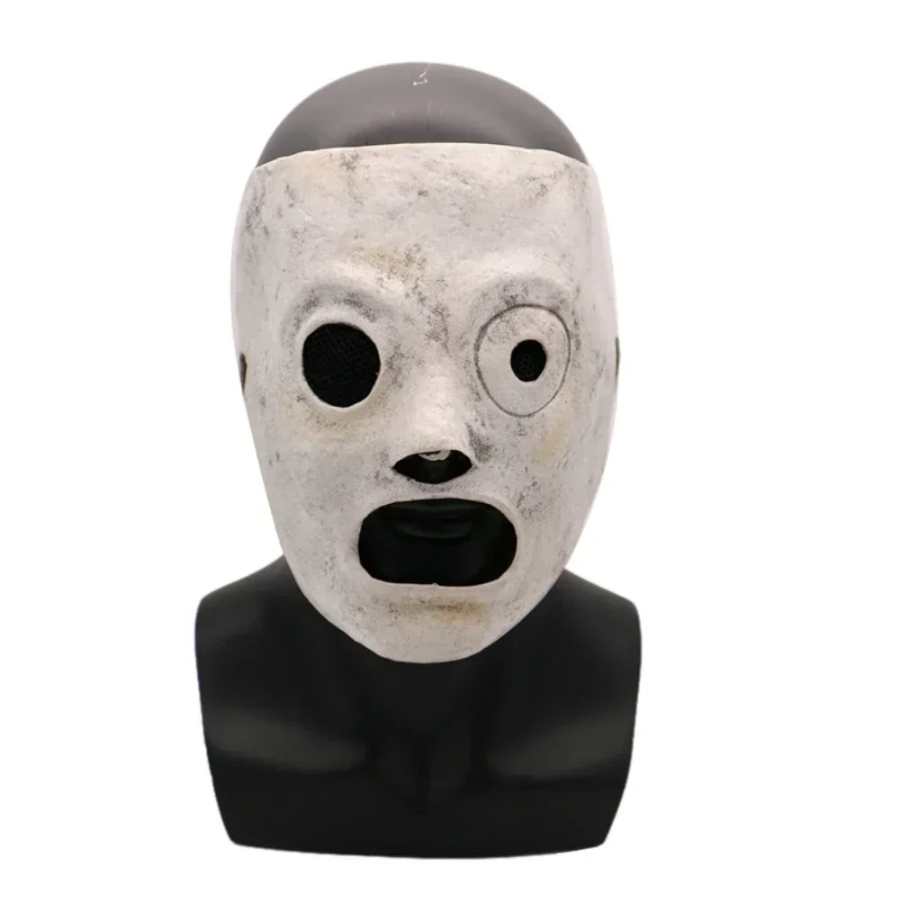 Latex Creepy Horror Mask Cosplay Headwear Novelty Supplies Halloween Scary Ghoul Accessories Practical Joke Mask PartyProps Gift