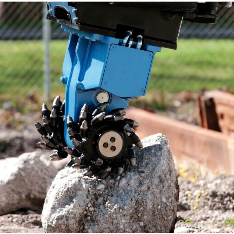 Hydraulic Drum Cutter Rock Drum Cutting Trencher Milling Rotary Drum Cutter For Concrete Road Directly Factory Sale