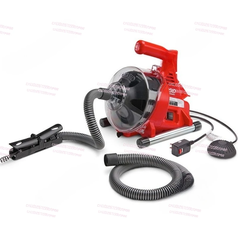 

Hot Sale R7 Automatic Irrigation Electric Sewer Dredge Machine 220V/120W Toilet Kitchen 19-38mm Pipe Cleaner Pipe Dredge Device