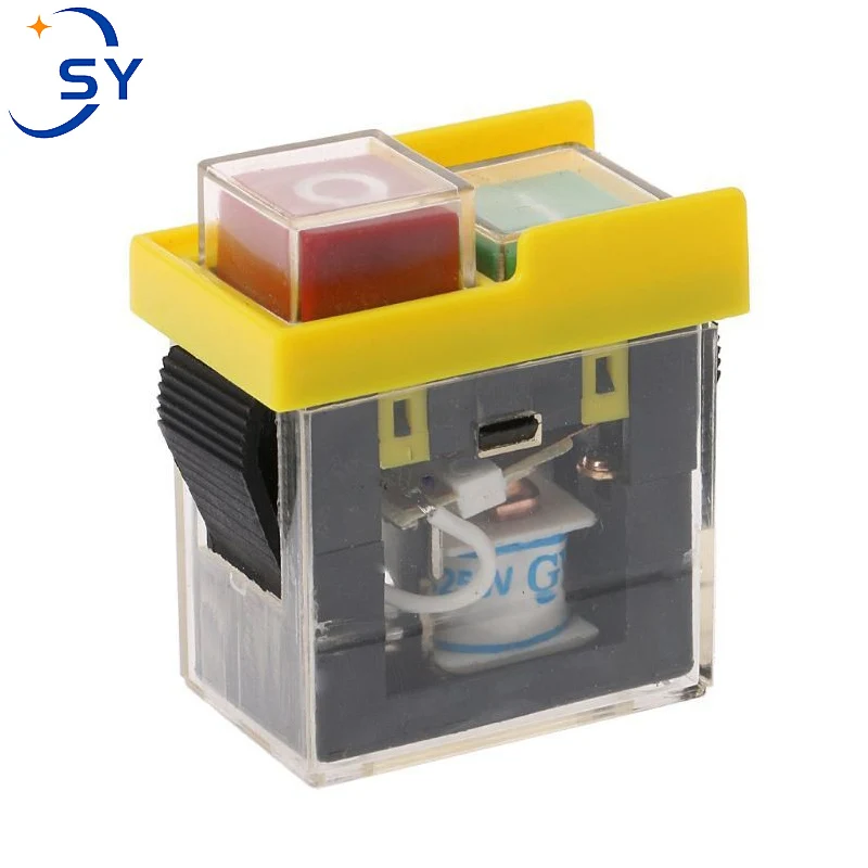 KJD6 Electromagnetic Switch Over And Under Voltage Power Off Protection Magnetic Start Stop Controller Waterproof 5E4 250V 6A