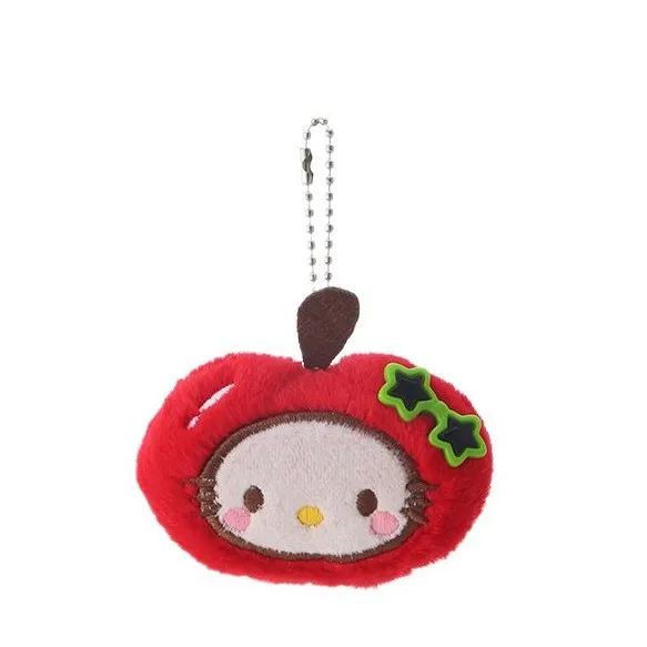 Hello Kitty pluche portemonnee fruit portemonnee meisje hart veelzijdige pop hanger sleutelhanger rugzak hanger cadeau