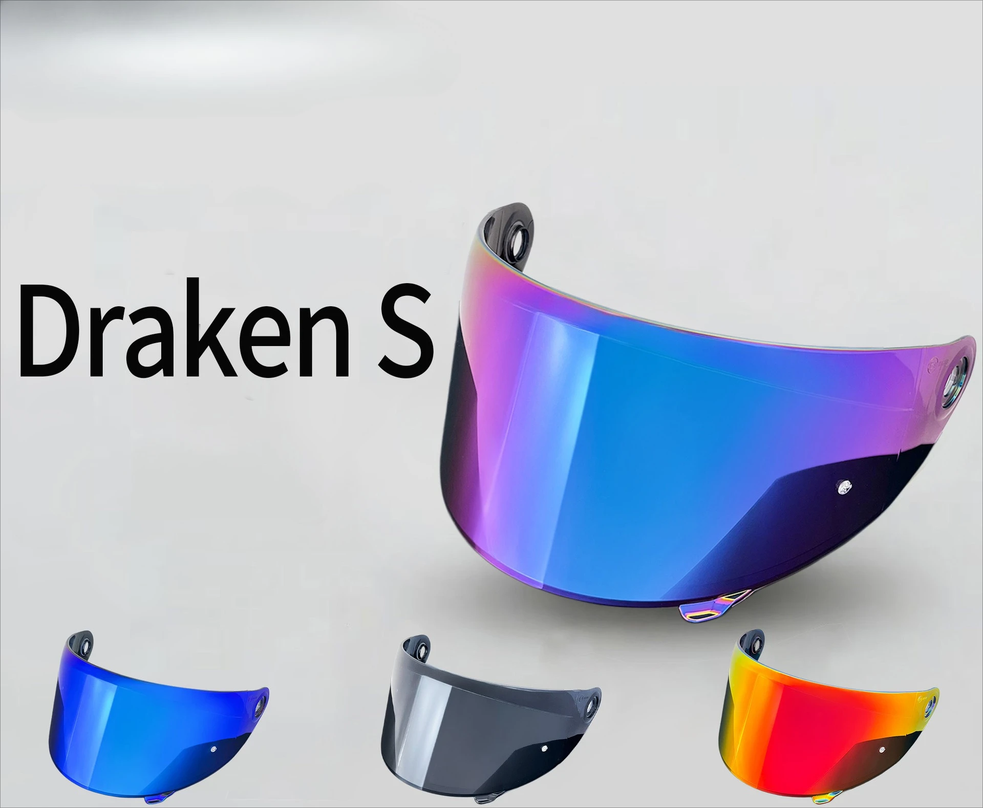 Helmet Lenses V18C for DrakenS Day and Night Universal Lenses Helmet Accessories UV Protection Helmet Lenses