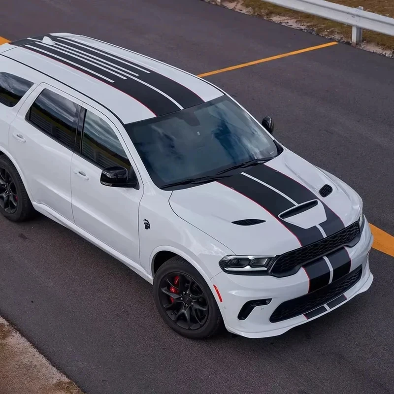 FOR 2021 SRT Style Hellca Auto Bodikit Car Front Rear Bumper Lip Flares Body Kit Duran 2011+