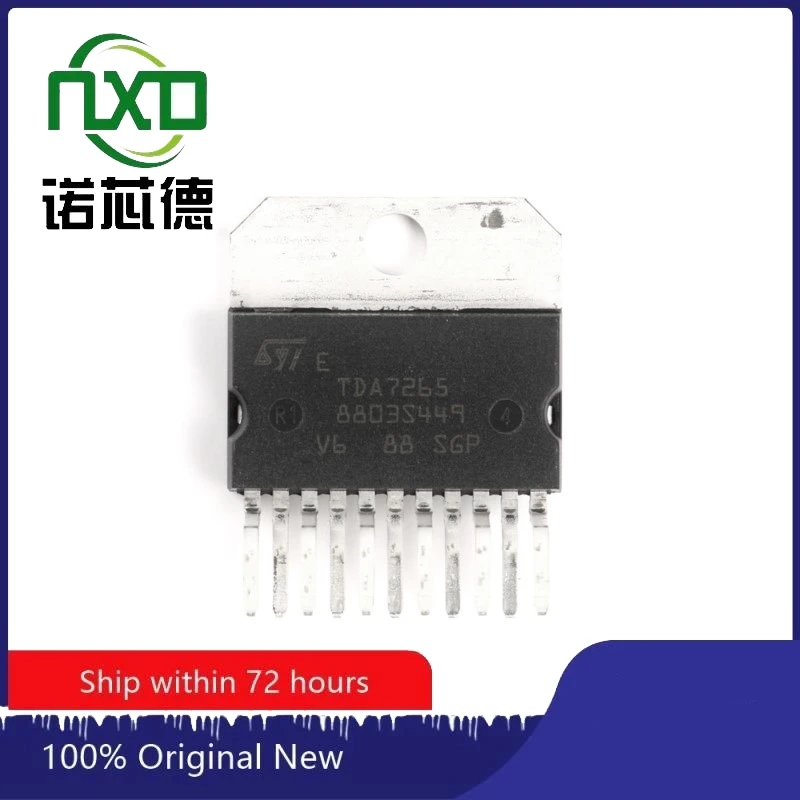 10PCS/LOT  TDA7265 ZIP-11P Multiwatt11 25+25W audio amplifier chip chip Brand new original