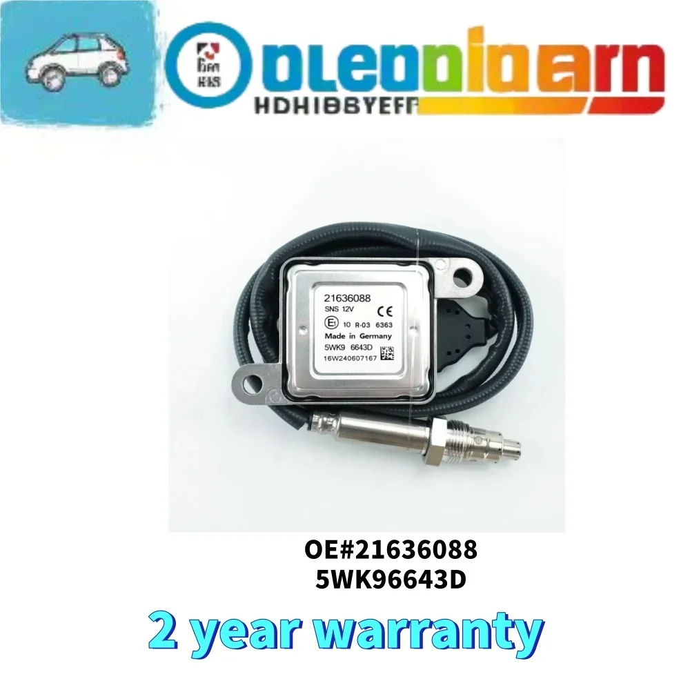 

High Quality 5WK96643D 21636088 Nitrogen Oxide Nox Sensor 5WK9 6643D Post-Cat For Volvo D11 D13 D16