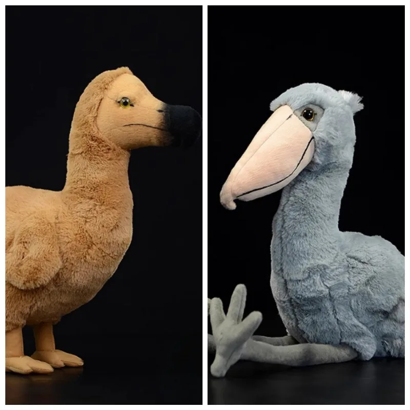 Original Prehistoric Creatures Series Simulation Dodo Bird Plush Toy Original Whalehead Stork Doll Cute Whalehead Stork Doll