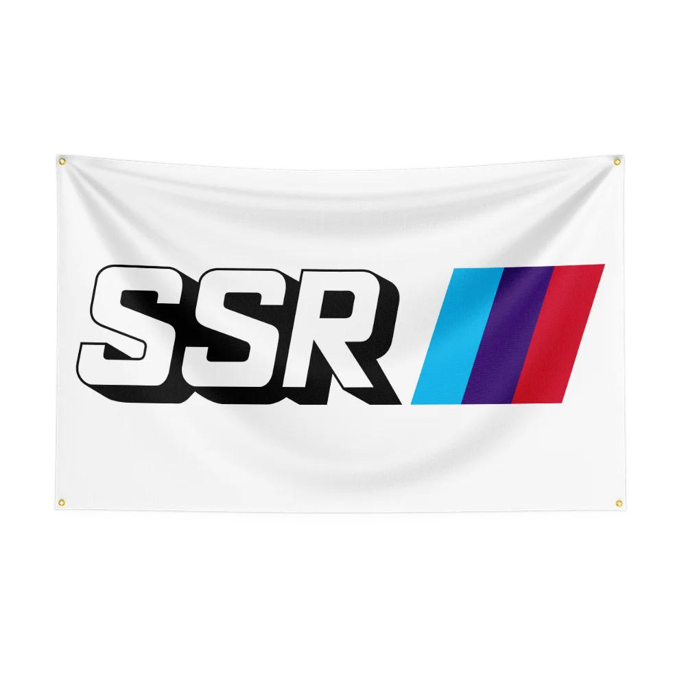 3x5ft S-SSR عجلات قطع غيار السيارات العلم غرفة ديكور العلم ديكورات خارجية أعلام للغرف