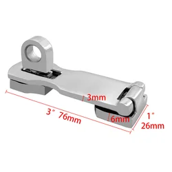 Car Door Buckle Clamp Boat Locker Latch Clamp 316 Stainless Steel Anti-Rattle Boat Locker Latch Clamp Marine Fastener