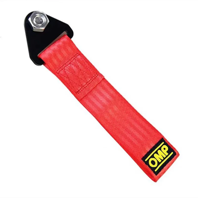 عالية القوة سيارة النايلون سحب حزام سيارة سحب الحبال مقطورة الحبال الوفير مقطورة ماكس 2 طن سحب حزام مع الجوز اكسسوارات السيارات