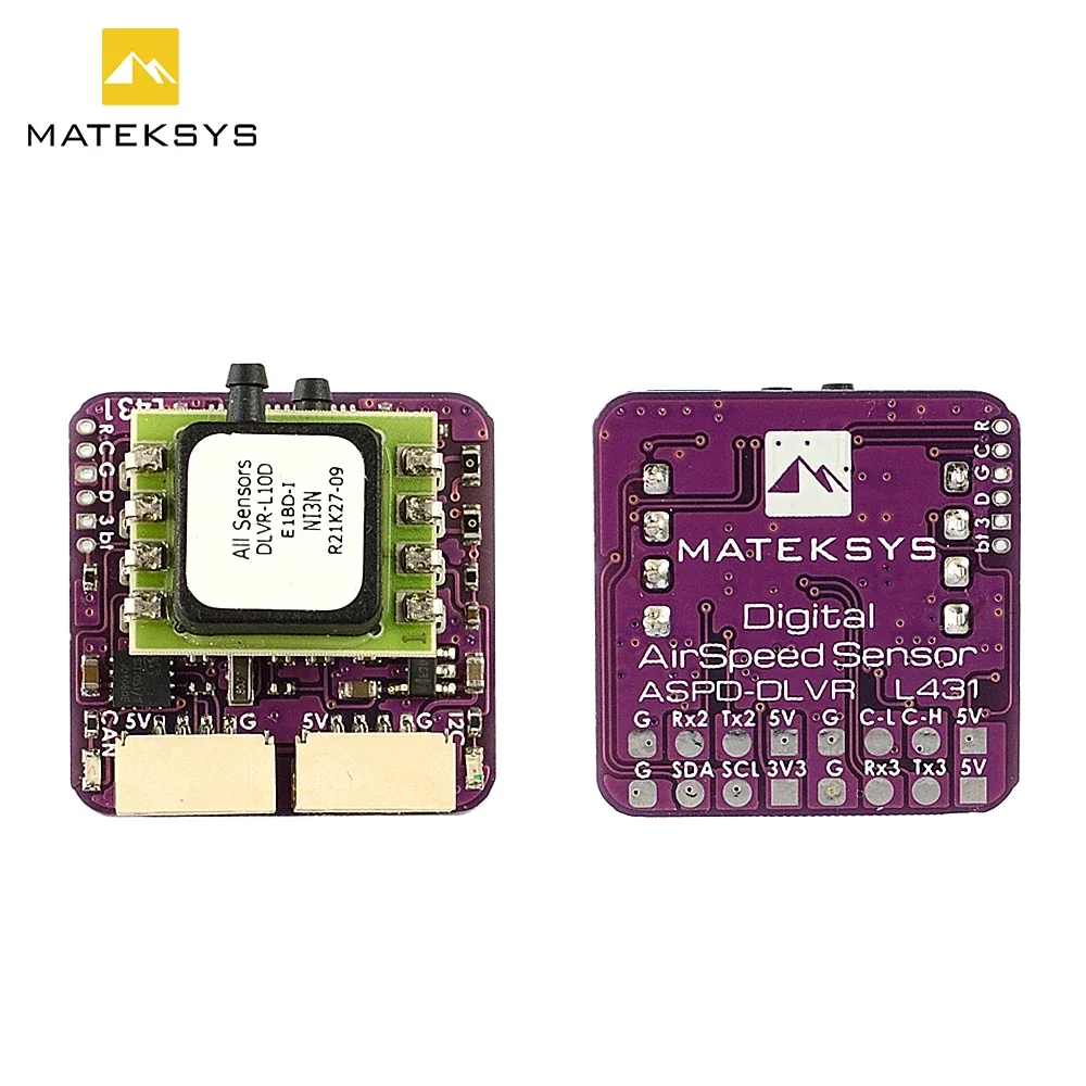 

MATEKSYS DIGITAL AIRSPEED SENSOR ASPD DLVR AS-DLVR L431 CAN Node for ArduPilot Multirotor FPV Long Range