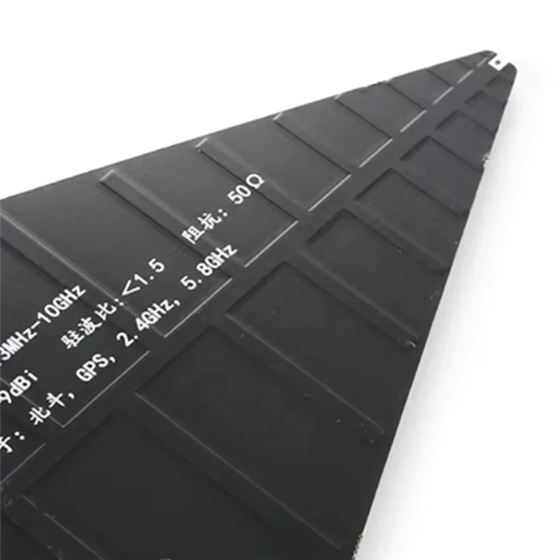 Superior HT5 Portable Log Periodic Antenna 1300Mhz-10Ghz Wideband High Gain 6-9Db 50Ω For VHF UHF SHF Communication Radar