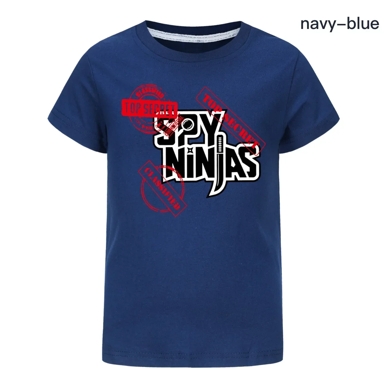 kids SPY NINJAS T-shirt New Fashion Boys Children's Clothing Girls Tees Clothes Printed Cartoon Casual Christmas Tops3282