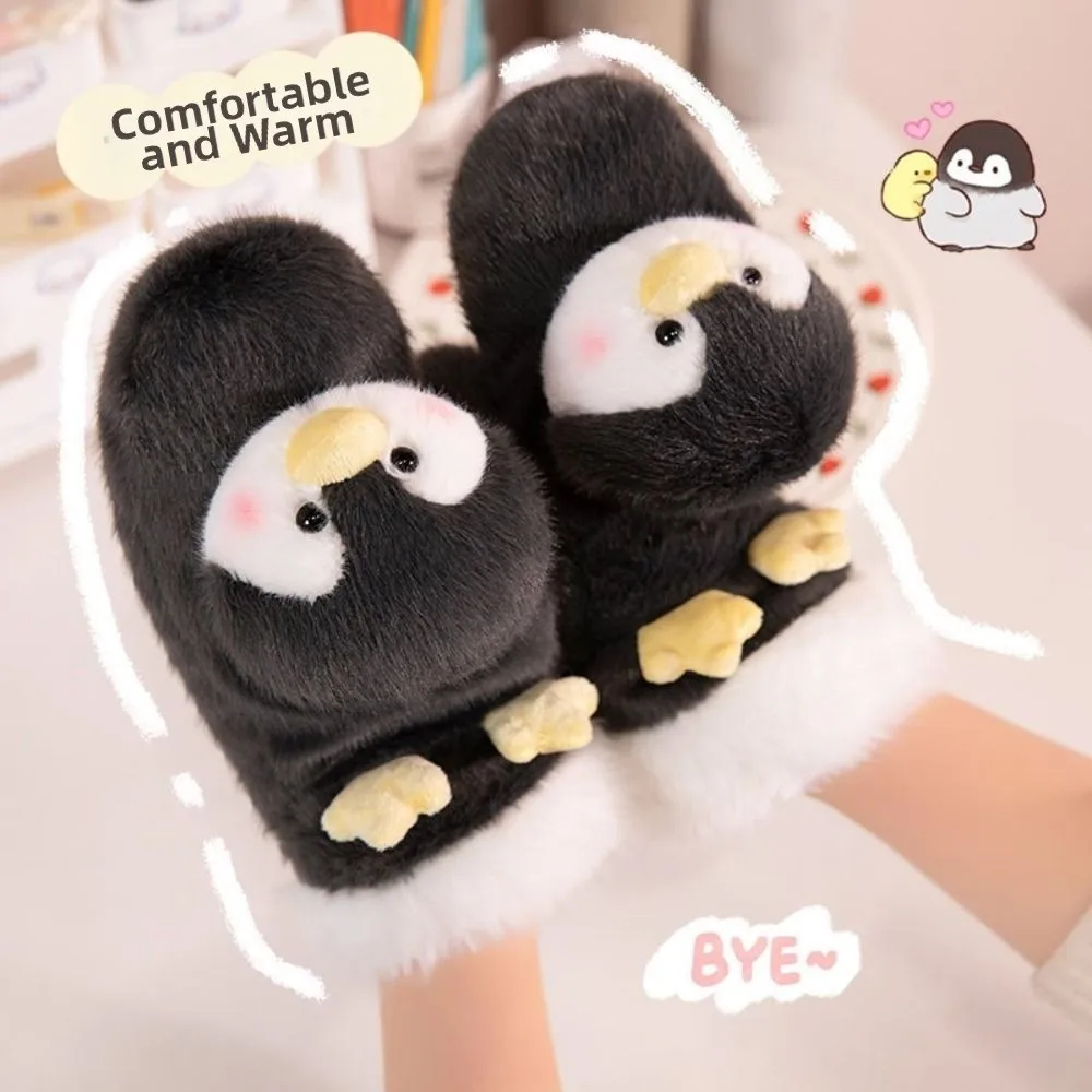 

Kawaii Cute Capybara Plush Glove Windproof Vocal Penguin Thermal Mittens Thicken Cold-proof Kids Winter Gloves Autumn Winter