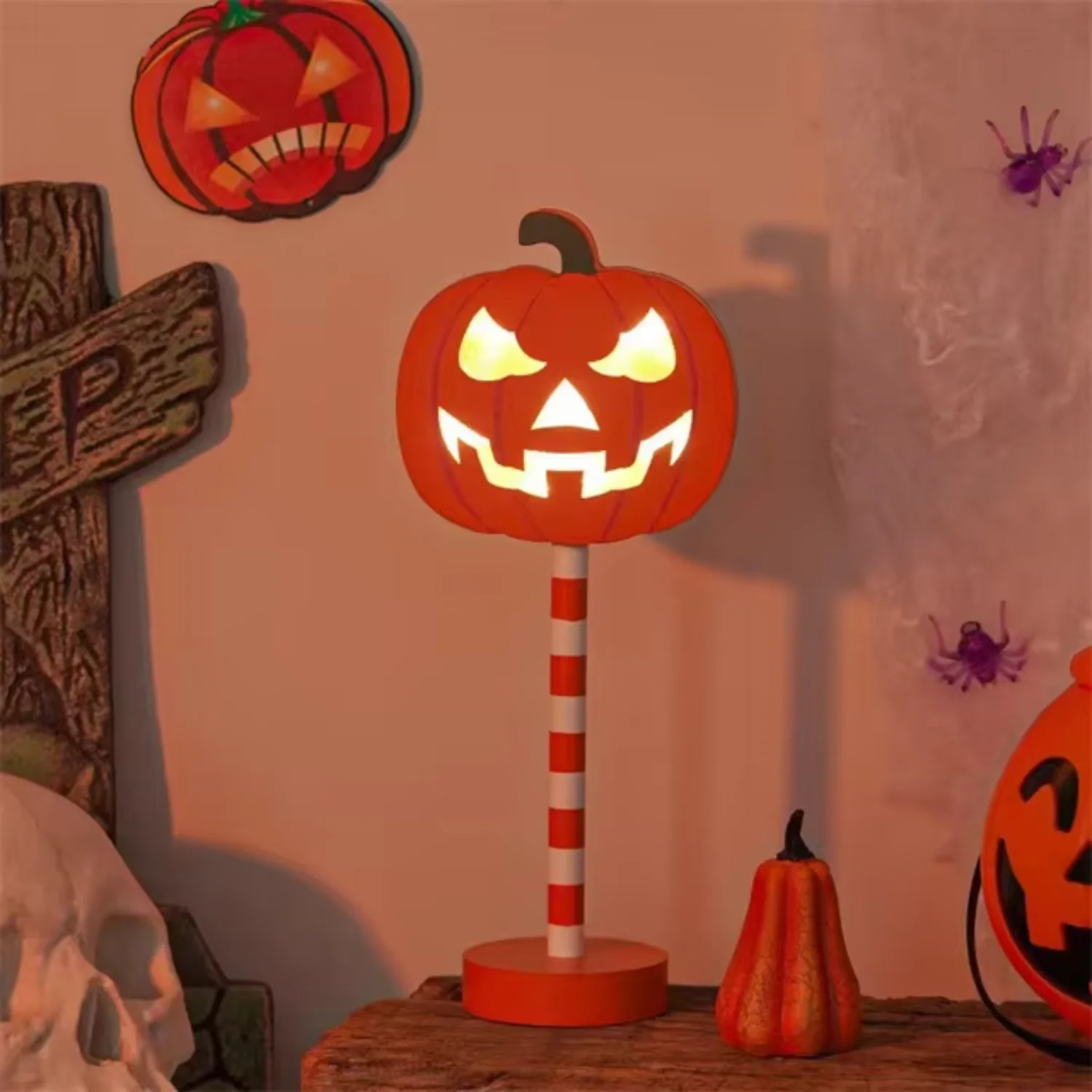 

Halloween Decoration LED Lights Pumpkin Festival Lamp