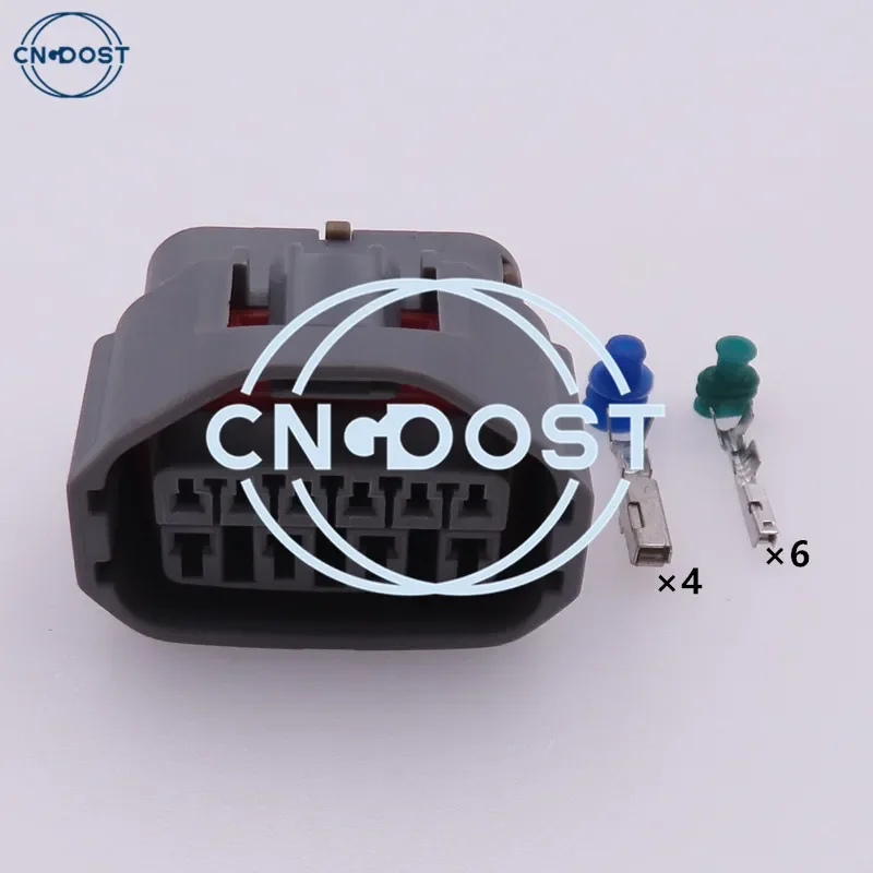 

1 комплект, 10-контактный жгут проводов автомобильного двигателя, водонепроницаемый разъем переменного тока в сборе MG641299-6, аксессуары для модификации автомобиля