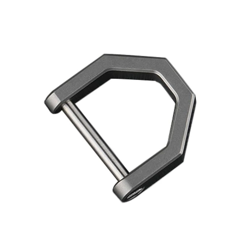 547B D Buckles D-Shaped Metal Hoop Replacement for Titanium Alloy D Ring Horseshoes Buckle DIY Accessories Easy to Use