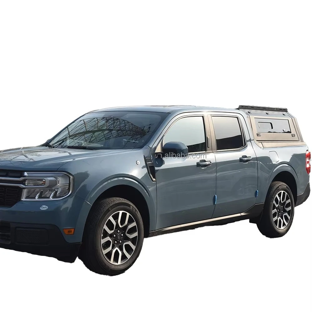 

ForFord Maverick 2023, крышка корпуса для пикапа, кемпера, 4X4, внедорожная стальная легкая жесткая крышка на петлях