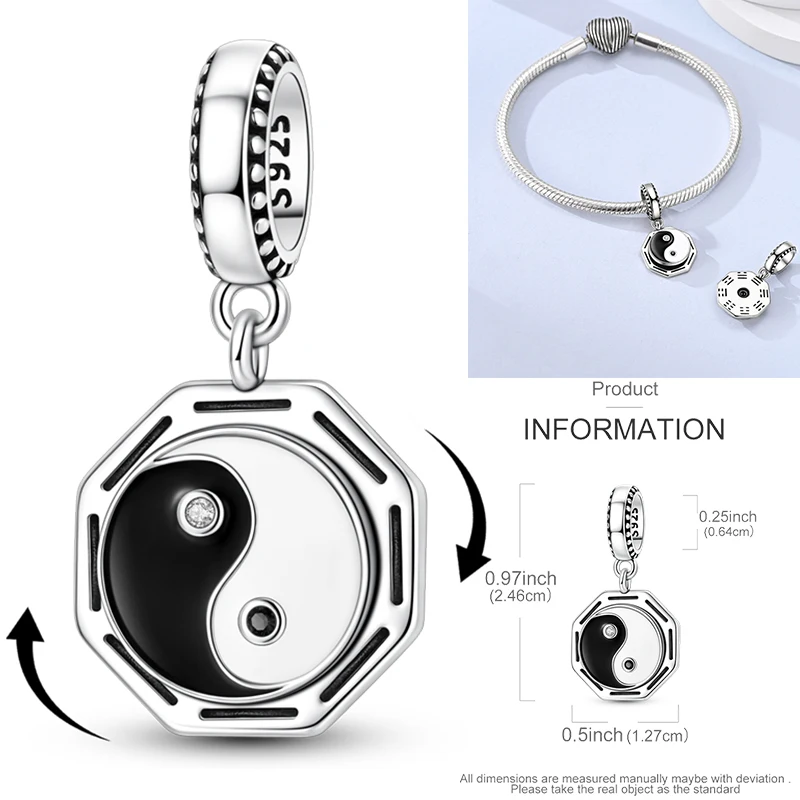 925 Sterling Silber Sport-Charm-Perlen Tennis-Schläger Boxhandschuhe Hantel Fitness DIY Armband Halskette Geschenk für Sportler – Detail 27
