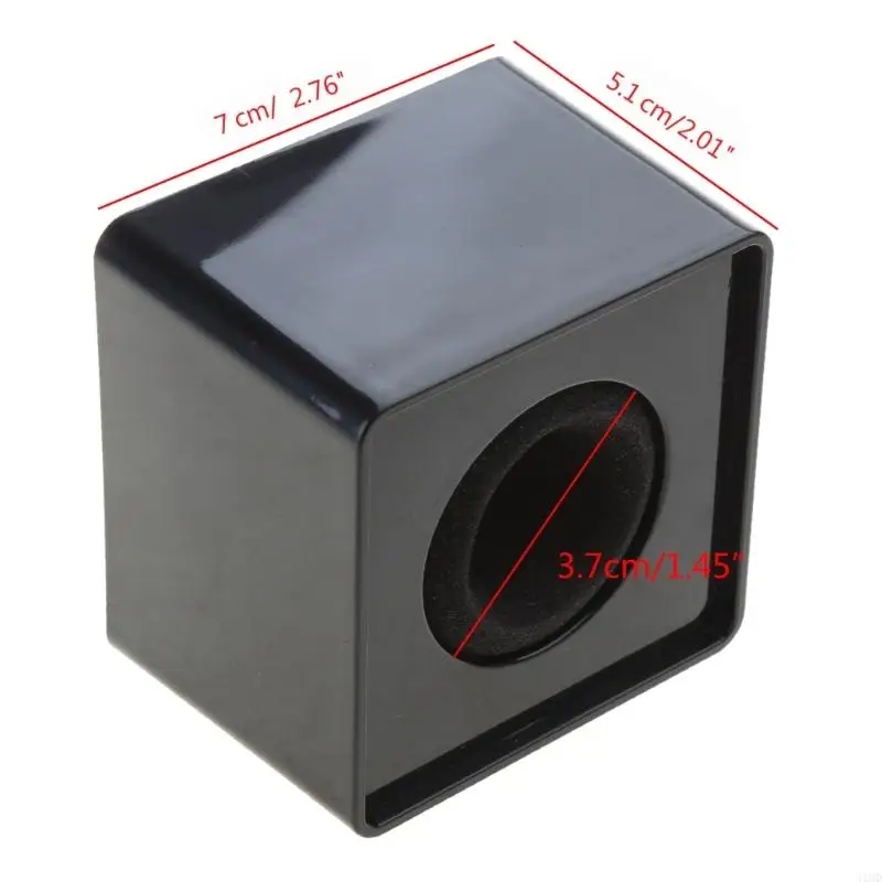 J1HD ทนทาน Square Mic Holder ไมโครโฟนโลโก้ธงข่าว Reporter ฉีดผ้าฝ้ายหนา