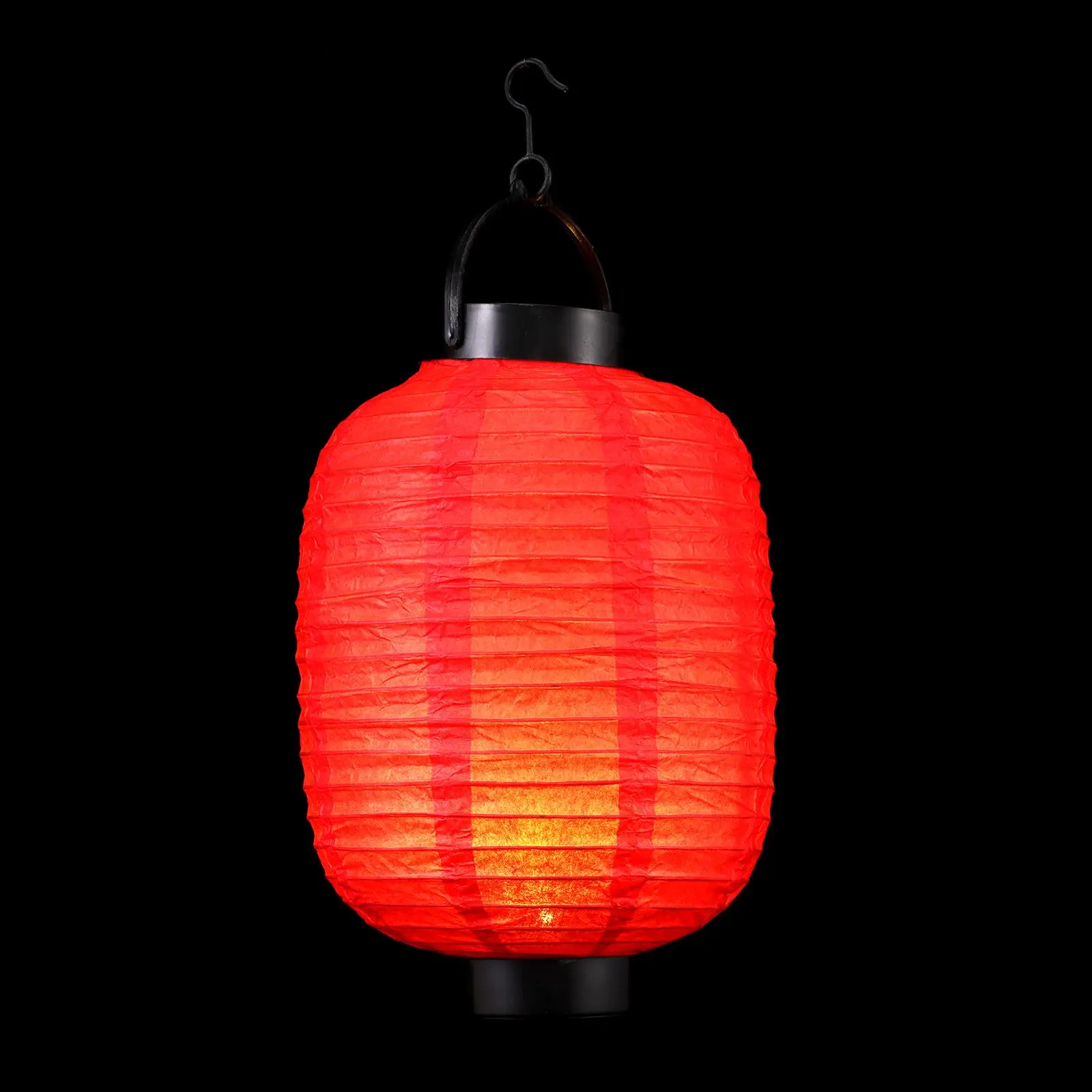 

Folding Lantern with Light 15cmDia 22cmH Red Decorative Paper Lantern for Parties Weddings Festive Decor