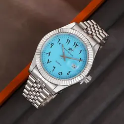 Men's Luxury Quartz Watches Special Dial Design Daily Casual Wrist Watch Sport Clock Stainless Steel Classic Simple Wristwatch