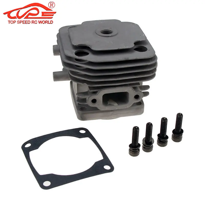 4 Bolt Cylinder Head Fit 32cc Zenoah CY ROVAN ENGINES for 1/5 HPI Rovan Km BAJA  Losi Rofun Fg Redcat Rcmk Ddt Fid Truck Parts