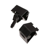 2pcs Replacement for Nissan Qashqai 2008-2014 Front Windshield Washer Nozzle Assembly Hood Wiper Washer Nozzle Spray Jet