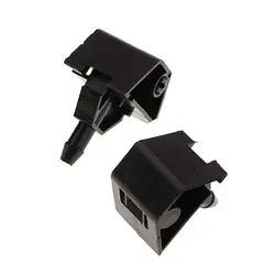 2pcs Replacement for Nissan Qashqai 2008-2014 Front Windshield Washer Nozzle Assembly Hood Wiper Washer Nozzle Spray Jet