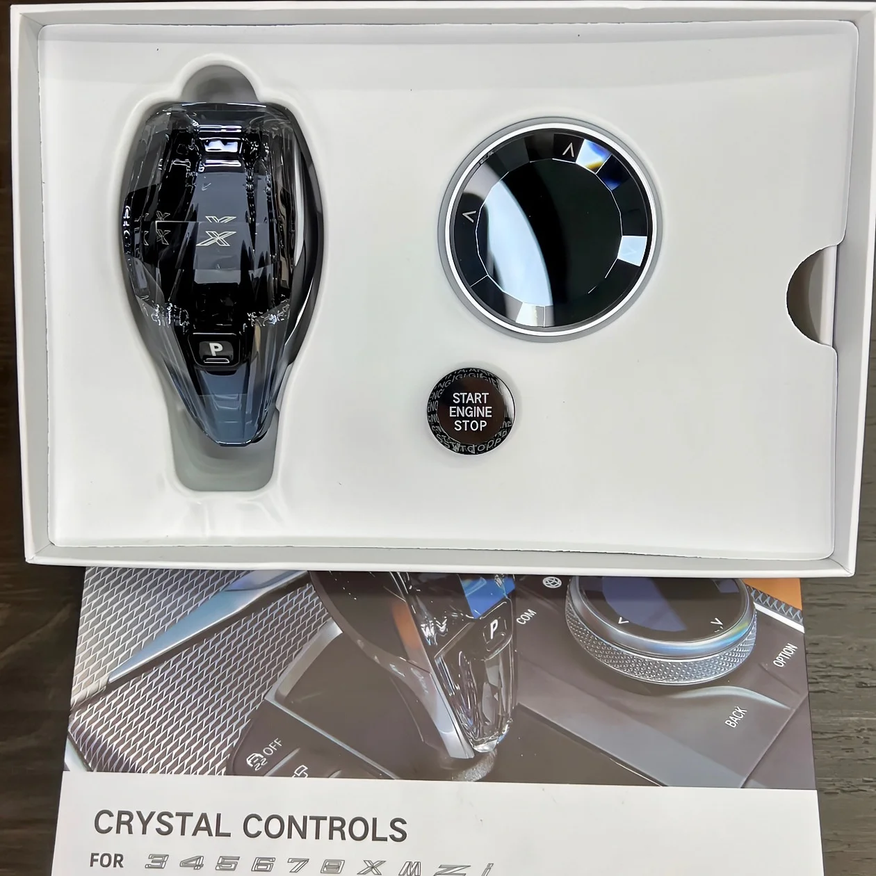 For   Crystal Gear Shift Knob for 3 Series 5 Series X5 G38 G30 F10 F30 F15 F02 Cars Modifying Gear Lever
