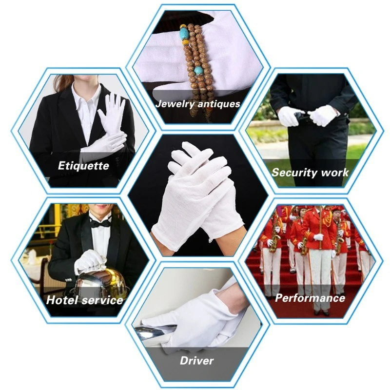 Comfortable Cotton Protective Glove Eczema Patients Brand New Elastic Gloves High Stretch Lining Mittens Cleaning Accessories